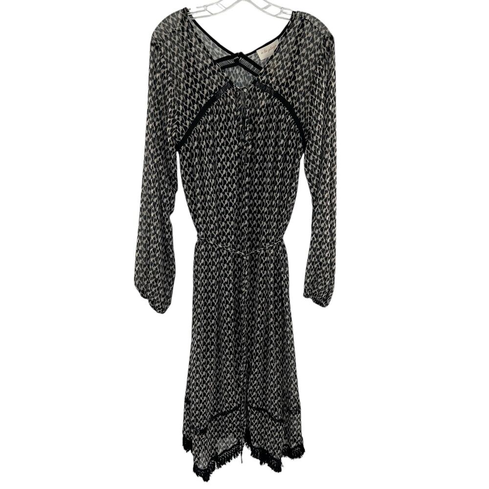 a la plage women’s geometric print asymmetrical midi dress